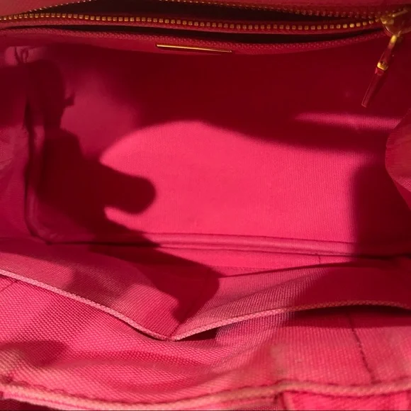 Authentic Prada Canapa Handbag/ sling bag Color Peonia/ Pink - Picture 9 of 15